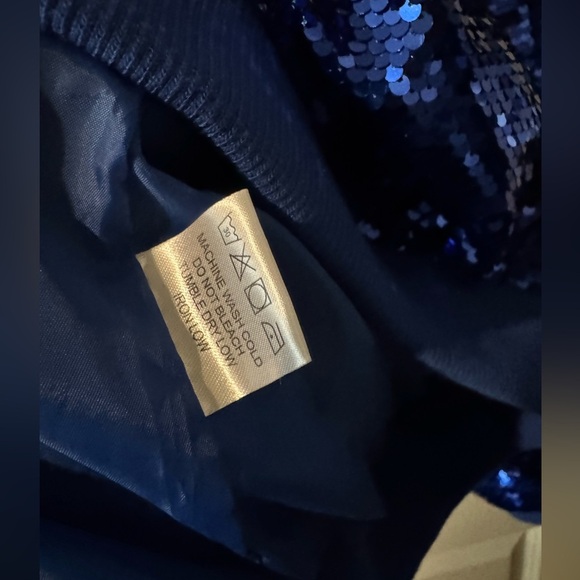 NFL Team Apparel Indianapolis Colts Sequin Full Zip Jack Blue Womens Plus 5X EUC - Picture 3 of 7